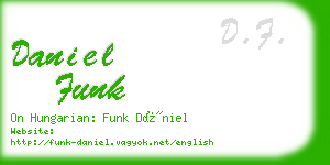 daniel funk business card